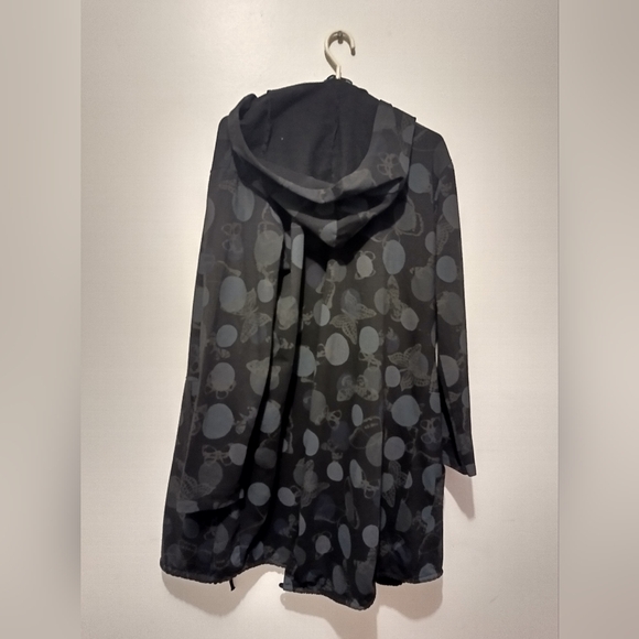 Froccella adjustable hooded cardigan with long sleeves butterfly - Picture 2 of 3